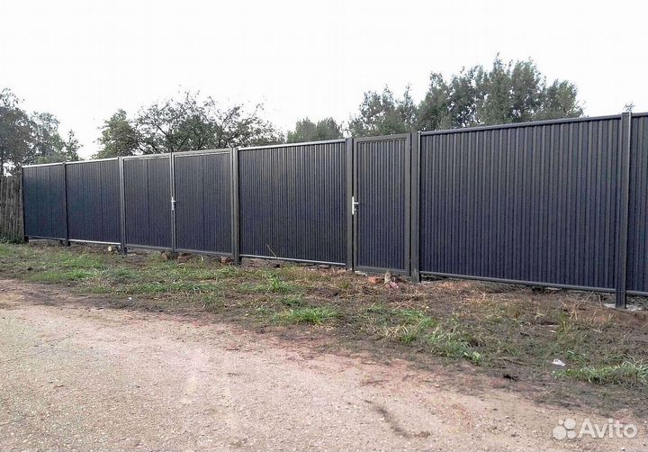 Забор из профлиста