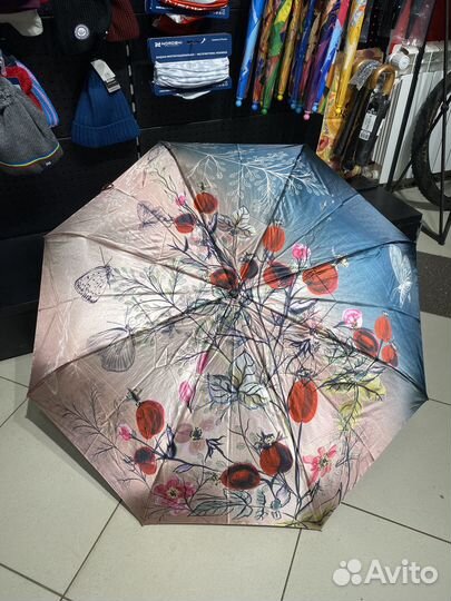 Женский зонт trust 30471 Цветы