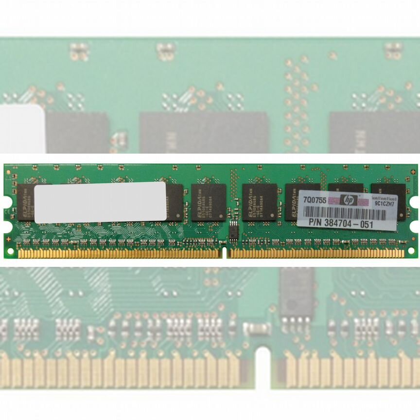 [384704-051] Оперативная Память Hp Ddr2 512mb 384704-051
