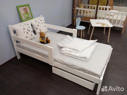 Детская кровать Софа с двумя бортами