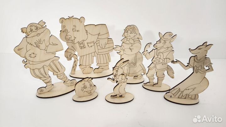 Фигурки героев сказки 