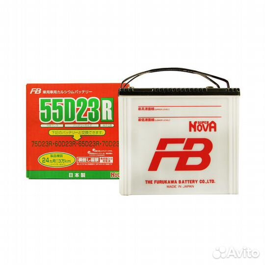 Аккумулятор FB super nova 55B24L 570А 48Ач