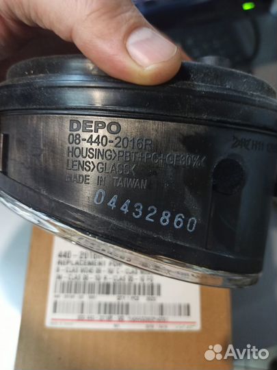 Фара птф R mercedes W164/W169/46 4402016RUQ Depo