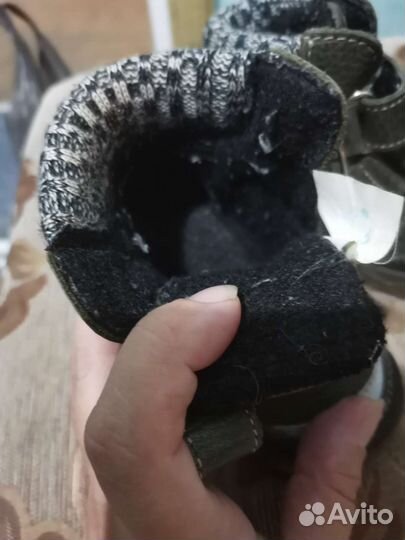 Ботиночки утеплённые 19 размер