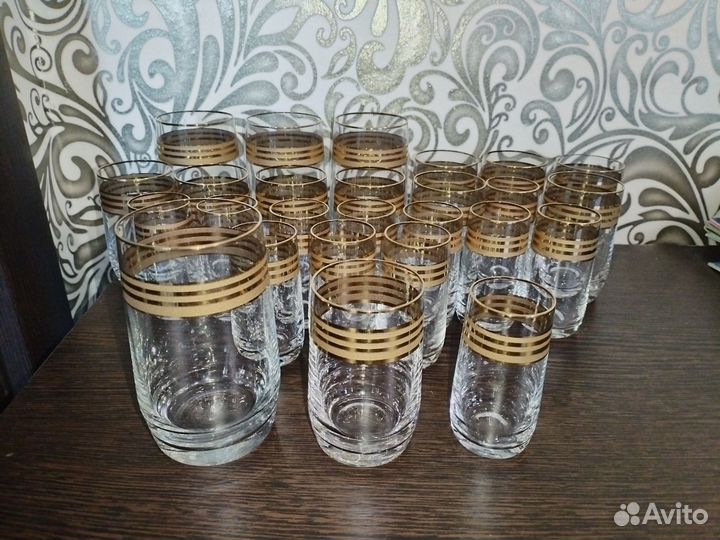 Хрустальные стопки рюмки СССР (26 шт)