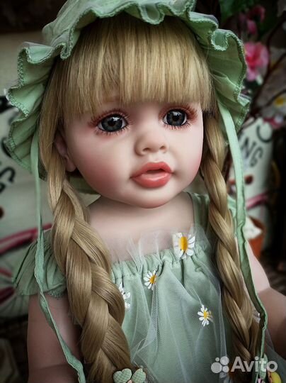 Кукла реборн силиконовая 55 см можно купать