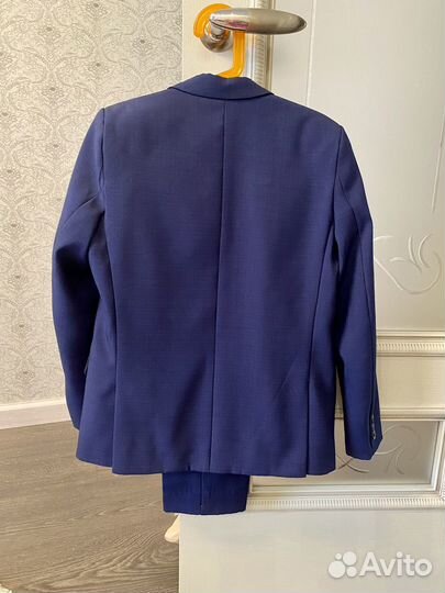 Школьный костюм для мальчика синий 134-140