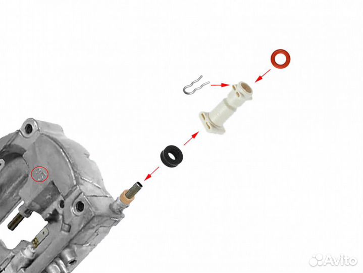 Ремкомплект для ремонта термоблока кофемашины