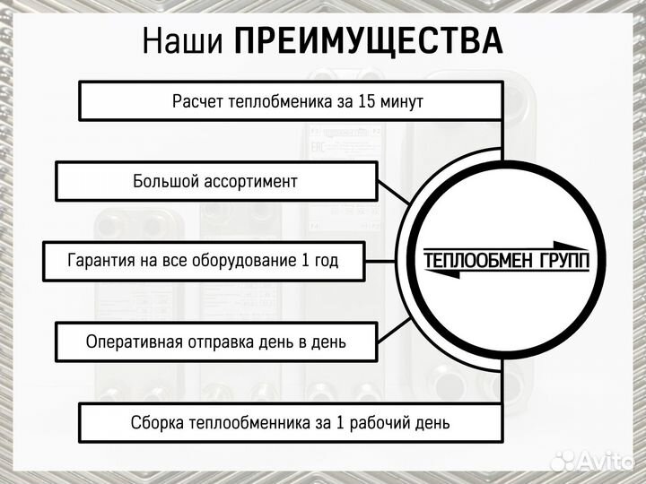 Теплообменник паяный пластинчатый - в наличии