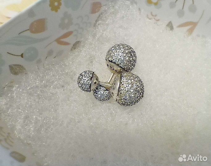 Серьги серебряные