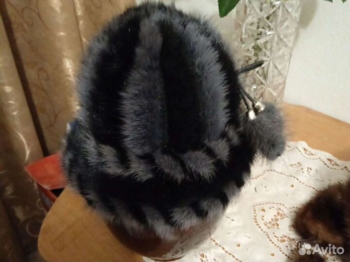 3Шапки норковые женские