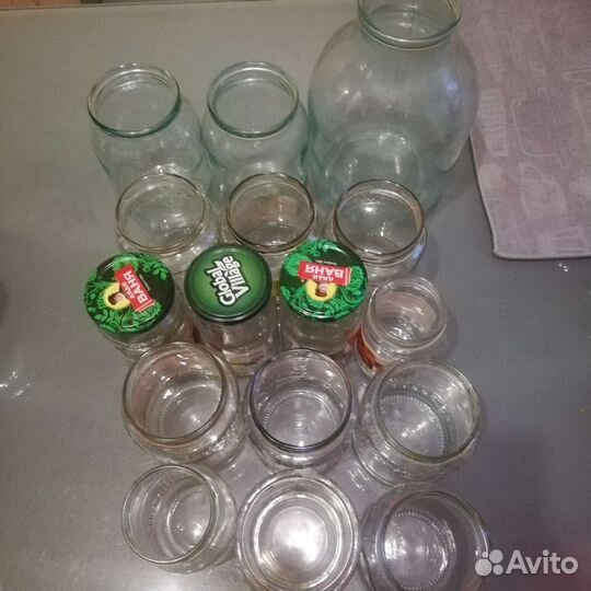 Банки стеклянные пакетом