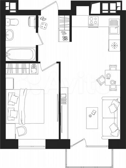 1-к. квартира, 38,8 м², 16/24 эт.