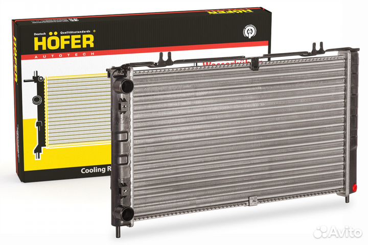 Радиатор системы охлаждения 2172 (алюм.) под кондиц. 