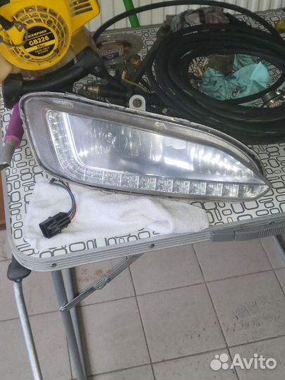 Противотуманная фара hyundai santa fe 3