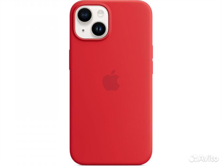 Клип-кейс iPhone 14 Silicone Case Soft Touch Красн