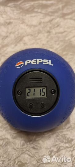 Часы- будильник мяч pepsi