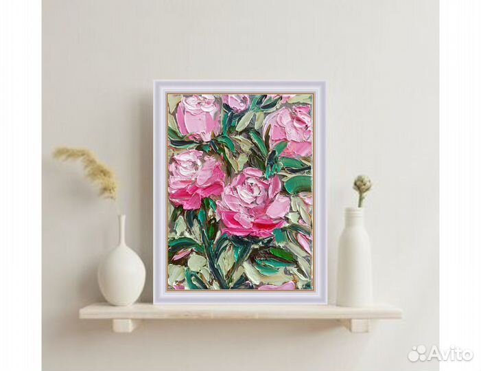 Картина с розами 