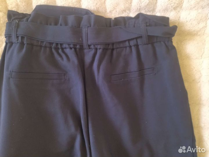 Брюки школьные синие на девочку