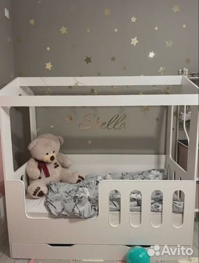 Детская кроватка Домик