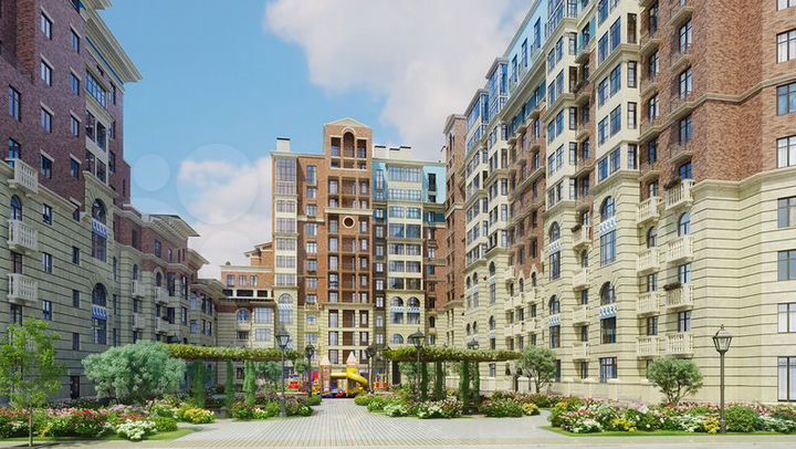 1-к. квартира, 42 м², 4/9 эт.