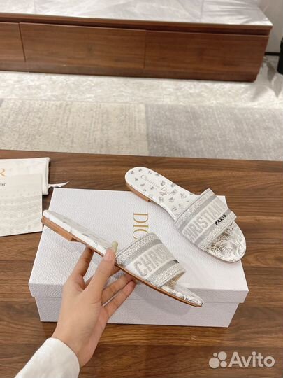 Шлепки женские Dior премиум