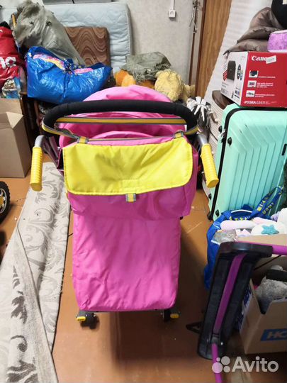 Детские санки коляска ника