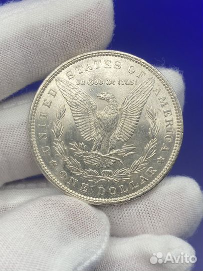 Один доллар 1890, 1896,1922, крупное серебро