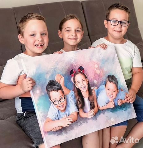 Портрет на холсте по фотографии