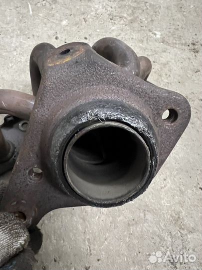 Honda jazz fit выпускной коллектор