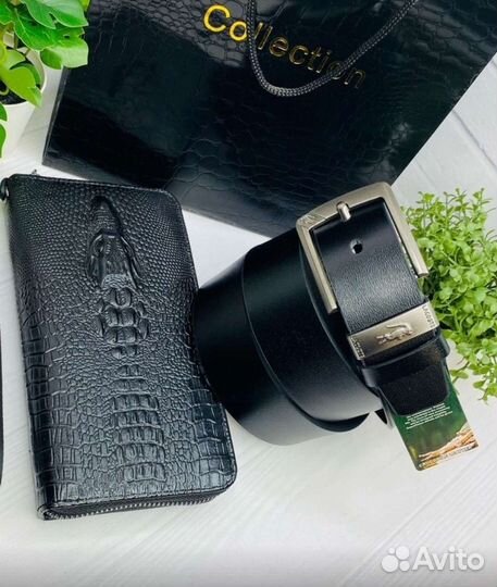 Ремень мужской и кошелёк
