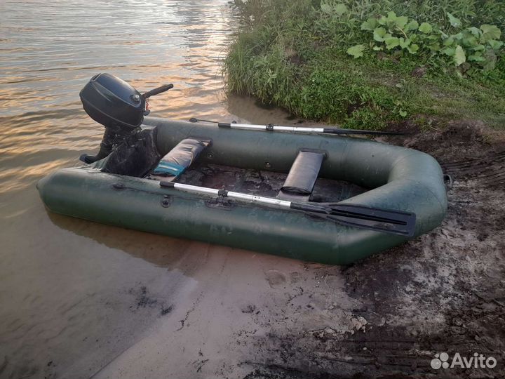Надувная лодка с мотором бу