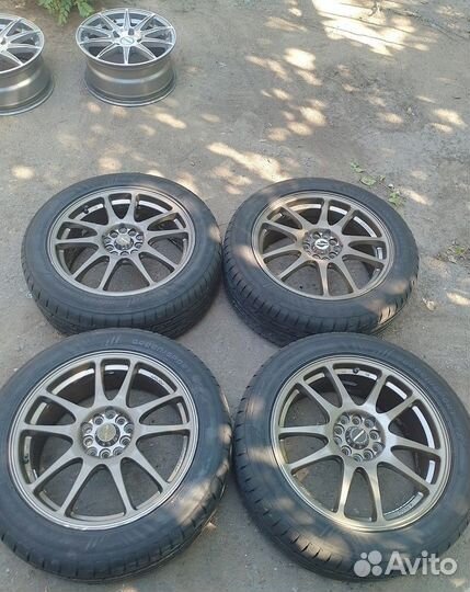A-Tech бронза R17 5x100/5x114,3 Nankang 215/55