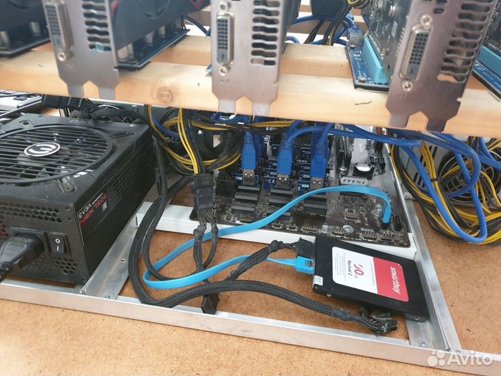 Видеокарты AMD RX470 12 шт