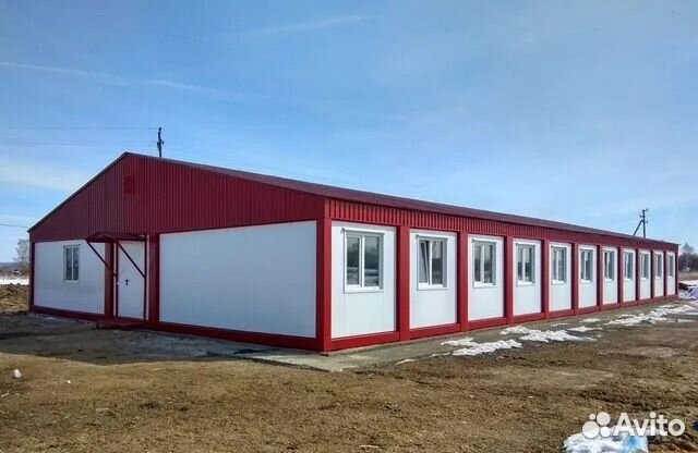 Быстровозводимое здание по офис или штаб строитель