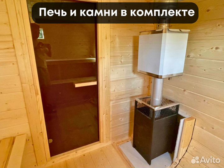 Баня квадро с доставкой