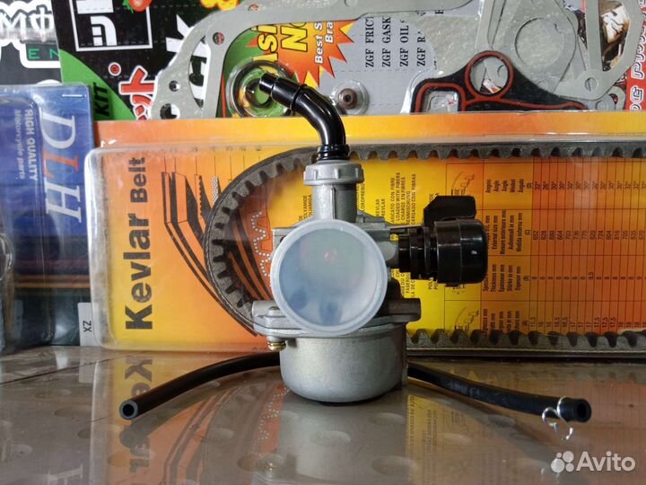 Карбюратор на мопед альфа PZ19