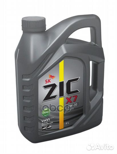 ZIC X7 diesel 5W-30 Масло моторное синт. 6L Zic