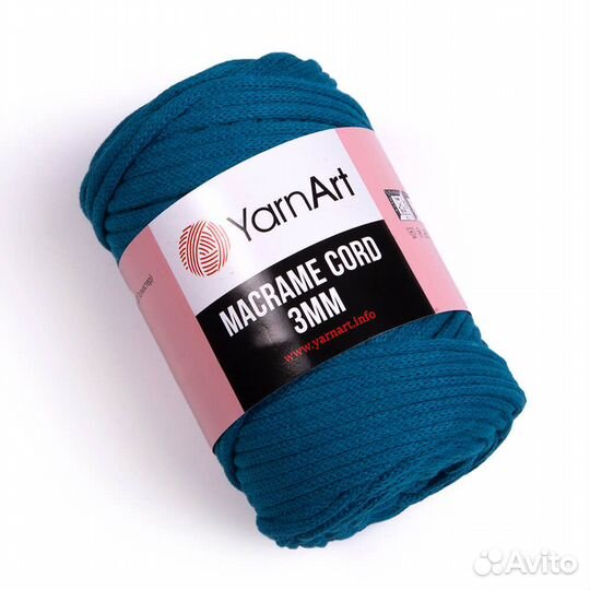 Пряжа ярнарт YarnArt Macrame Cord 3 MM