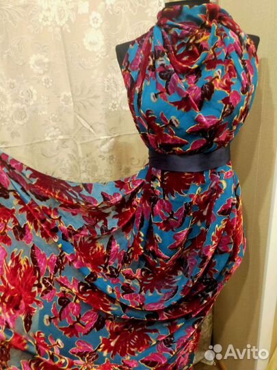 Ткань шелк панбархат натур 02