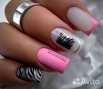 Маникюр наращивание ногтей