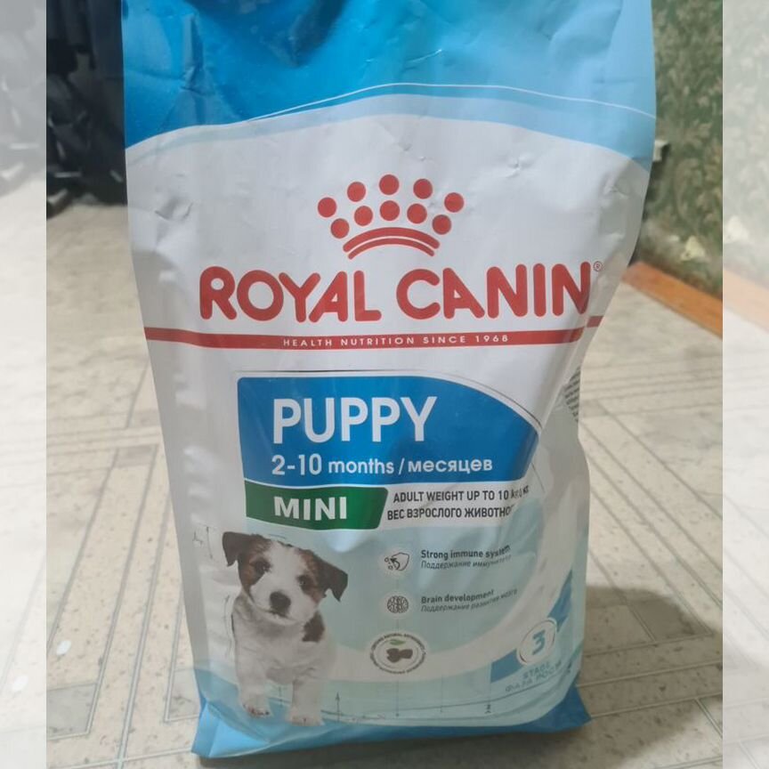 Корм для собак royal canin для щенков от 2 до 10м