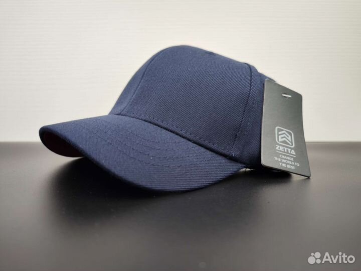 Кепка Zetta синяя короткий козырек
