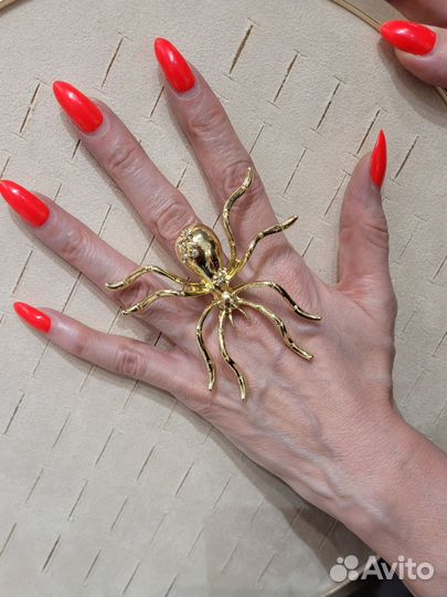 Стильное крупное кольцо Паук Zara Style