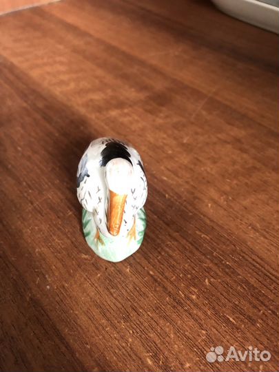 Фигурка фарфоровая Цапля СССР