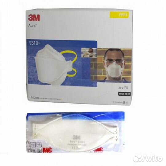 Респиратор 3М 9310+ FFP1