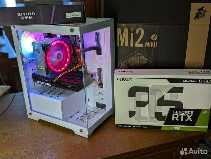 Игровой пк 14 ядер e5-2680v4/RTX 3050/16gb ddr4/ss