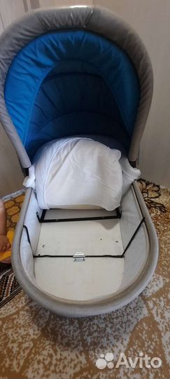 Коляска серо-голубая Tutis Zippy Sport 2 в 1