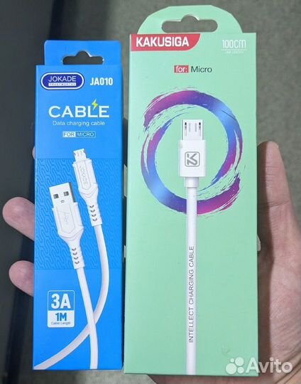 Кабели для зарядки телефонов USB-A / Micro USB