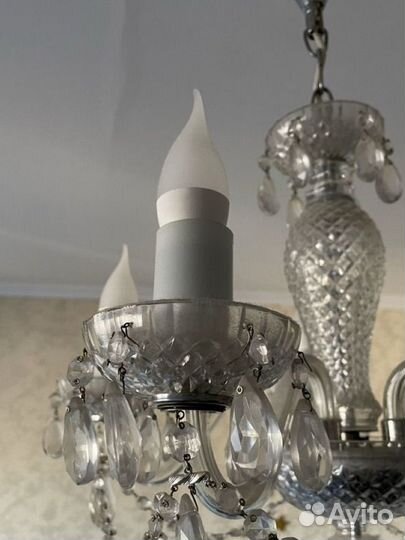 Люстра хрустраль
